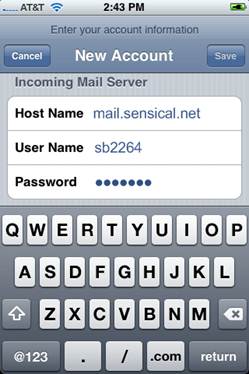 Incoming Mail Server